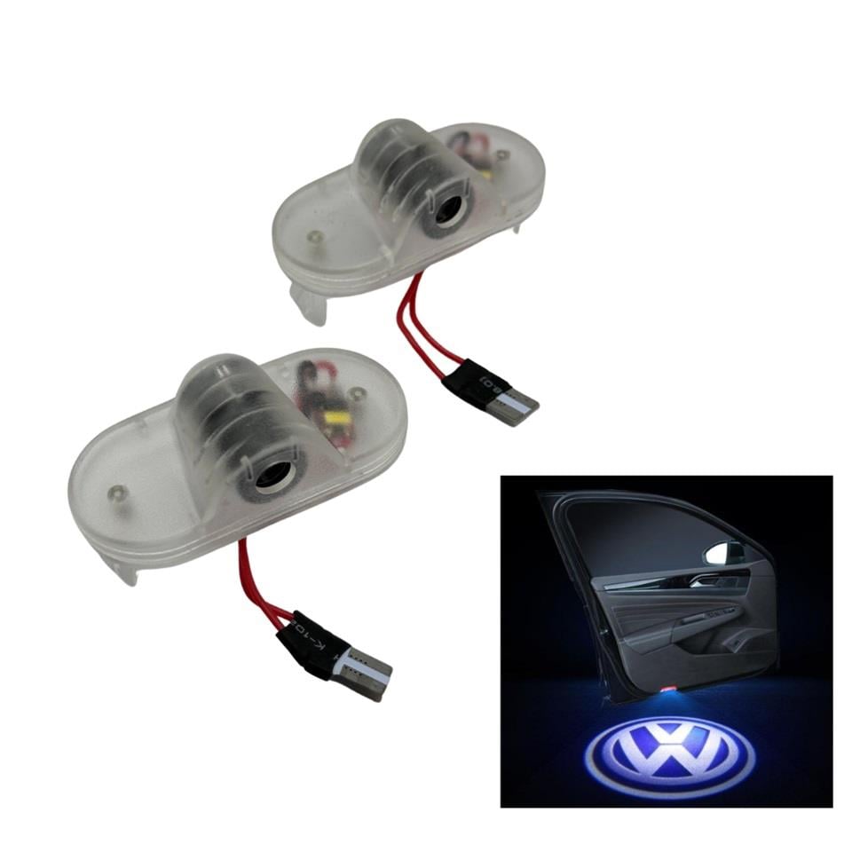 KAPI ALTI LOGO LAZER IŞIK LED GEÇMELİ 3D (VW) (2 AD)
