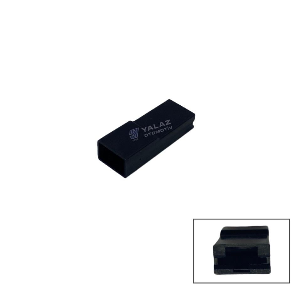TEKLİ KONNEKTOR KİLİTLEMELİ (FİŞ KILIFI) STANDART 6.3 MM (SİYAH)