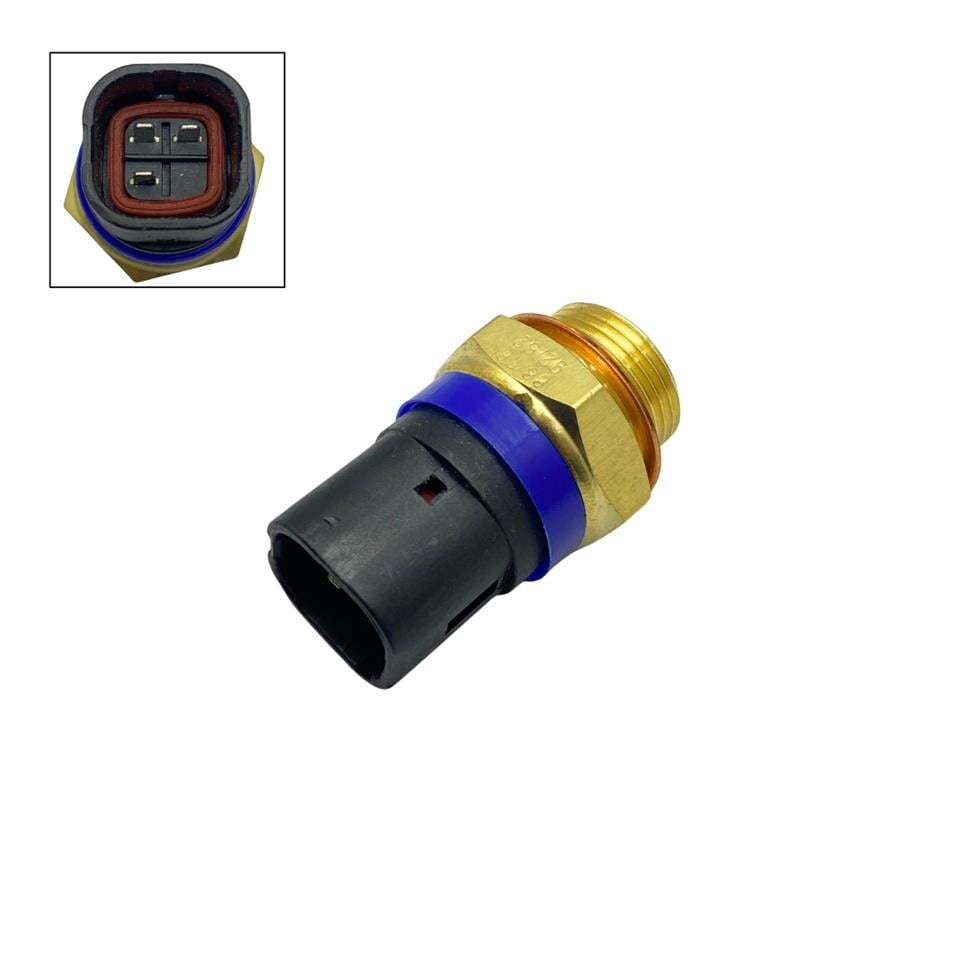 VALEO FAN MÜŞÜRÜ (88/78°C-92/82°C) (SİYAH SOKET 3 FİŞ) OPEL-RENAULT
