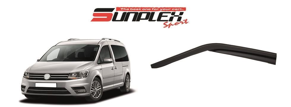 SUNPLEX CAM RÜZGARLIĞI MUGEN VW CADDY 2004 > (2 AD)