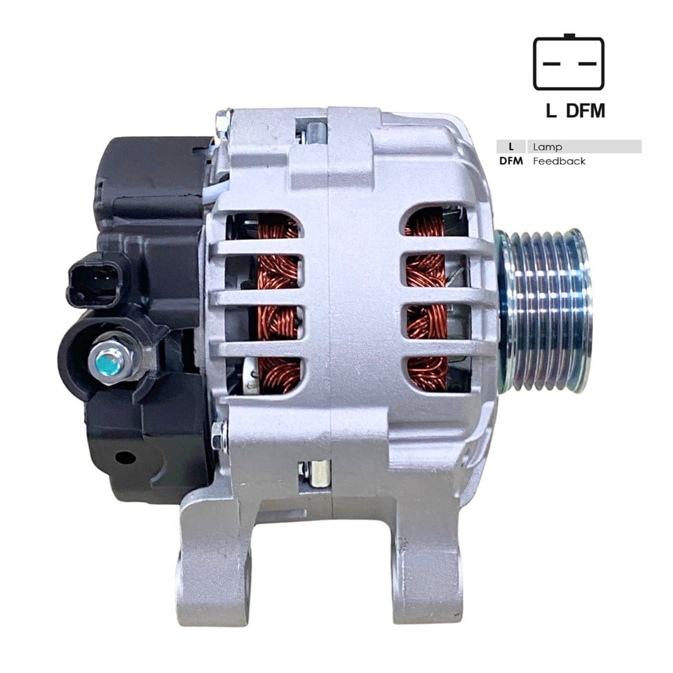12V ALTERNATÖR DİNAMO 90 A (L-DFM) (4 AYAK) CITROEN BERLINGO-FIAT FIORINO-PEUGEOT BIPPER