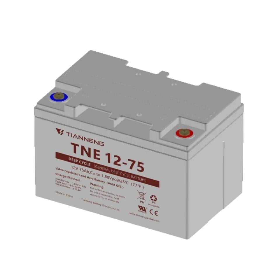 TIANNENG 12V 75 AH JEL AKÜ DEEP CYCLE (262*165*170) 