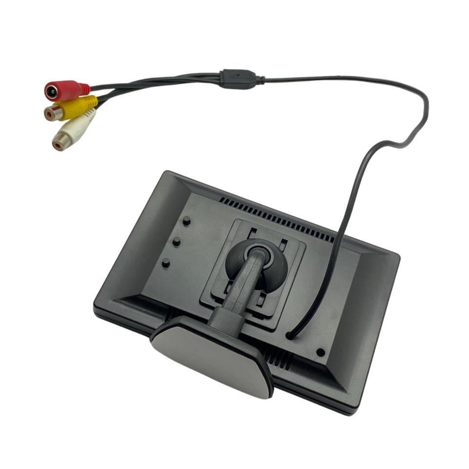 12V PARK SENSÖRÜ SES İKAZLI (SES AYARLI) 22 MM SİYAH+22 MM GECE GÖRÜŞLÜ KAMERA+4.3