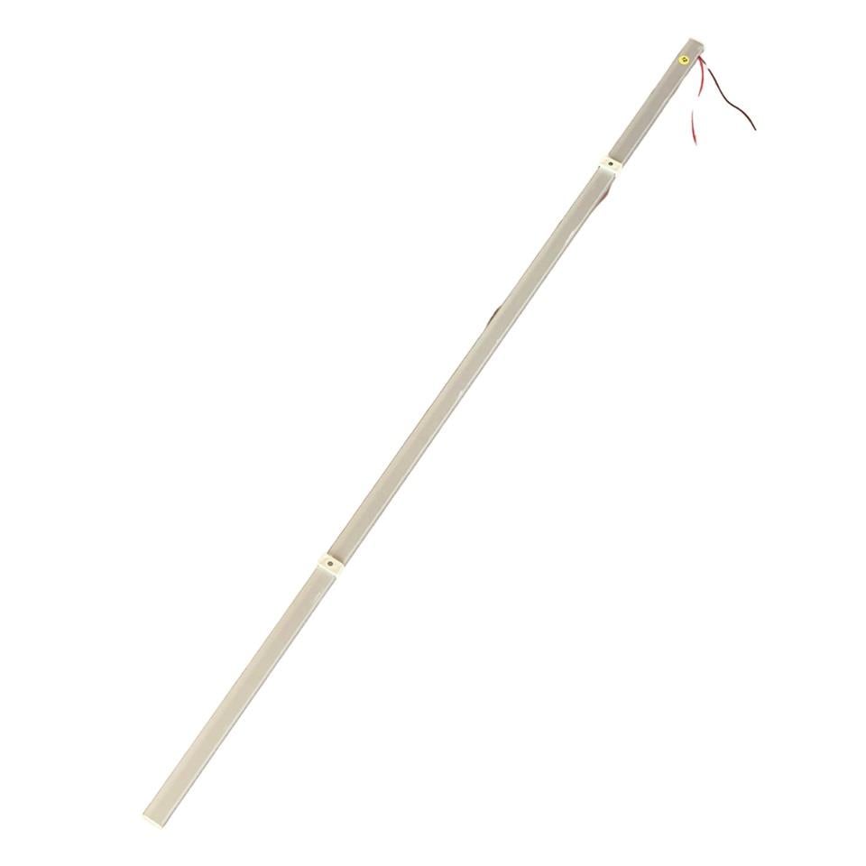 12V FLORESAN TAVAN LAMBASI LEDLİ ANAHTARLI (ŞEFFAF CAM) SARI (100 CM)
