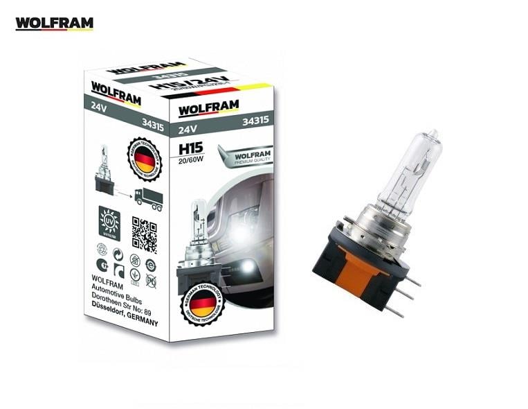 WOLFRAM 24V H15 AMPUL 20/60W GERMANY