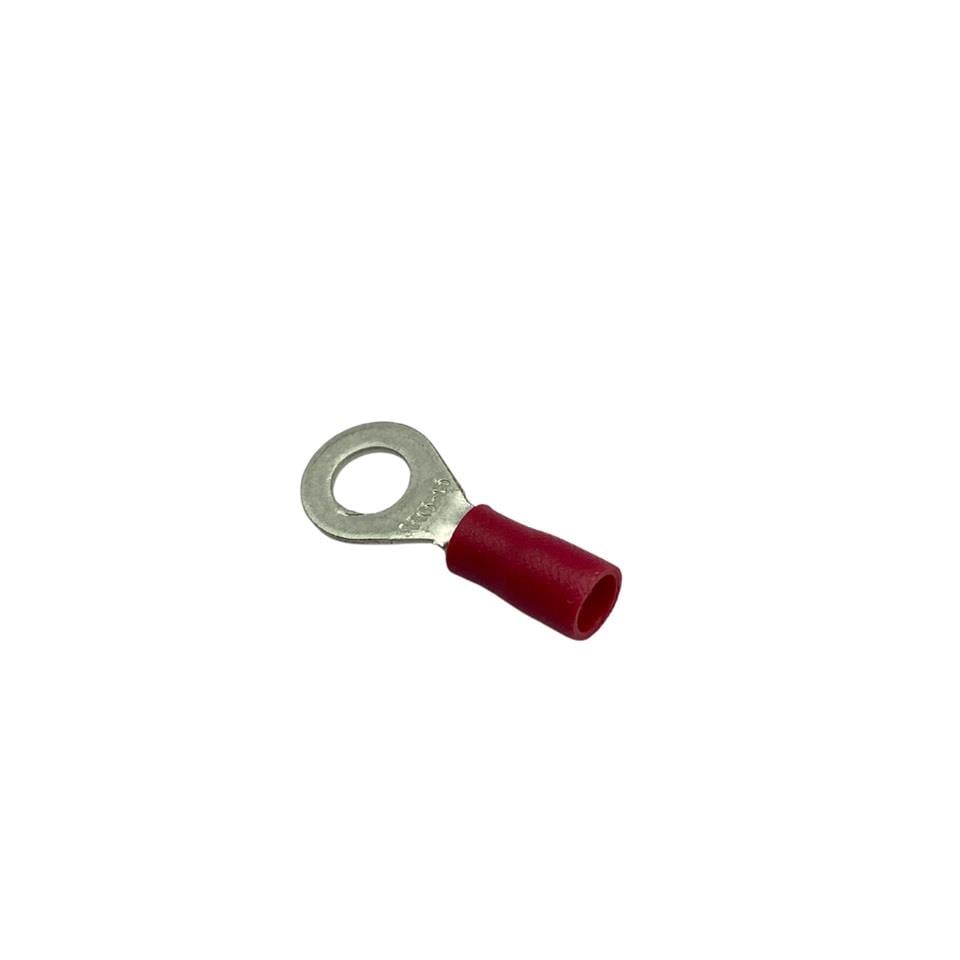 KU-4 KABLO UCU İZOLELİ (KIRMIZI) (DELİK ÇAPI:5 MM)
