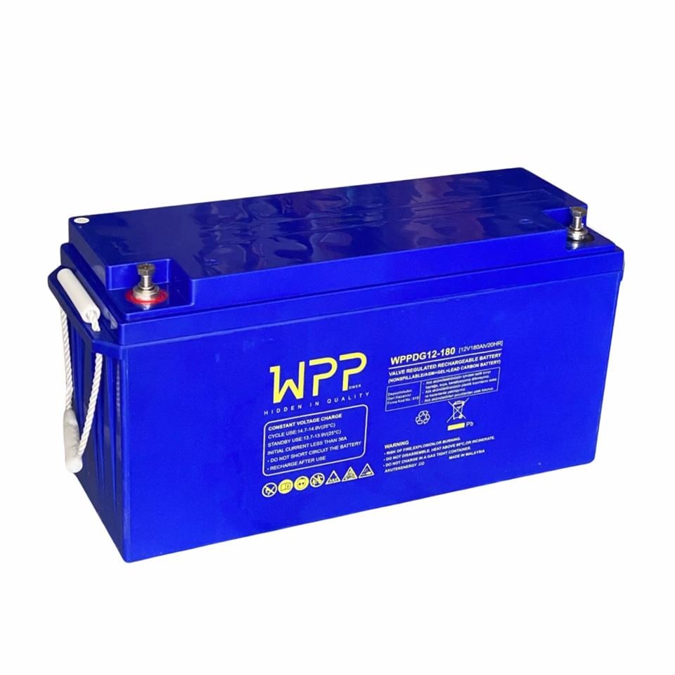 WPP 12V 180 AH JEL AKÜ (483*170*238) (50 KG)