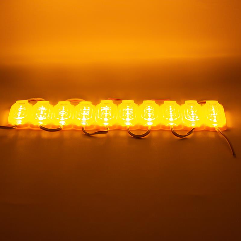 12V MODÜL LAMBA 3-LEDLİ (SARI) (65*25 MM) 