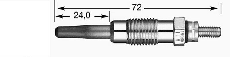 CRE 11V KIZDIRMA BUJİSİ 039 FORD-MERCEDES-OPEL-PEUGEOT
