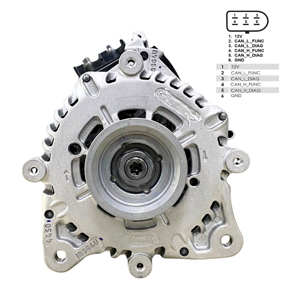 VALEO 48V ALTERNATÖR DİNAMO 250 A AUDI A3/Q3-CUPRA-SEAT LEON-SKODA OCTAVIA IV-VW GOLF VIII 2019 >
