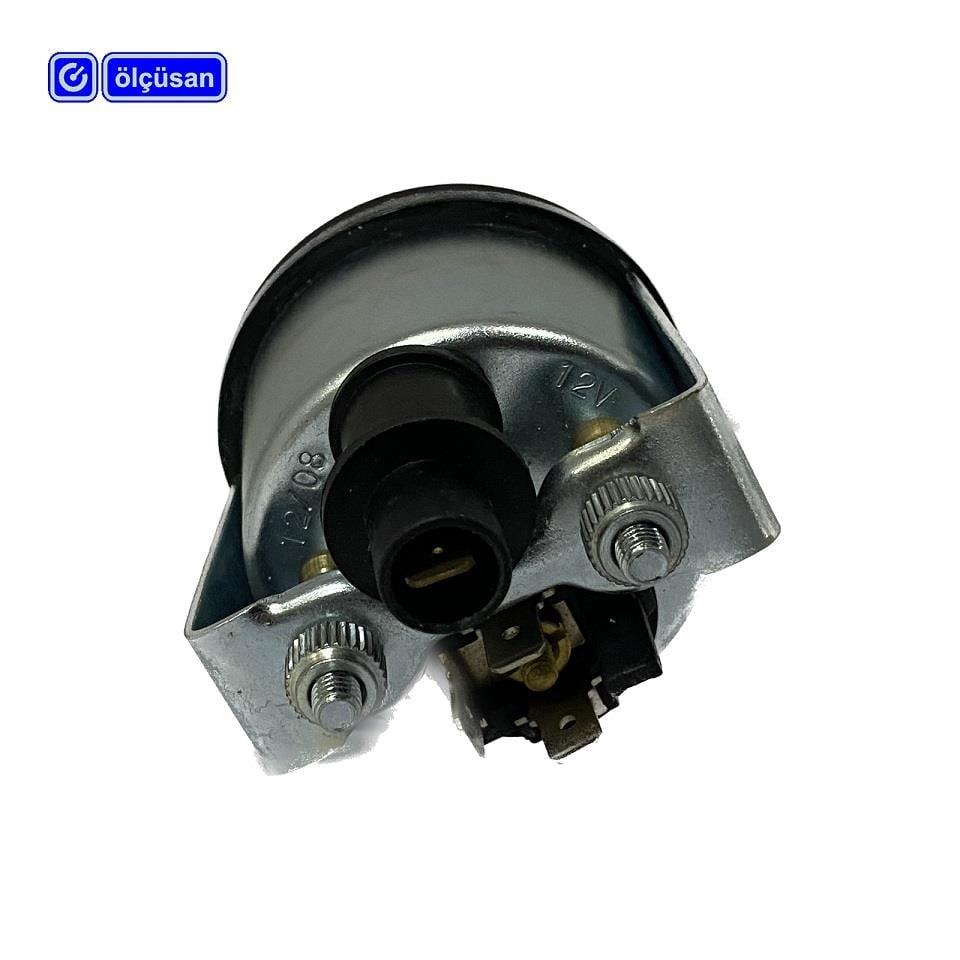 ÖLÇÜSAN 12V YAĞ SAATİ 25 BAR 52 MM