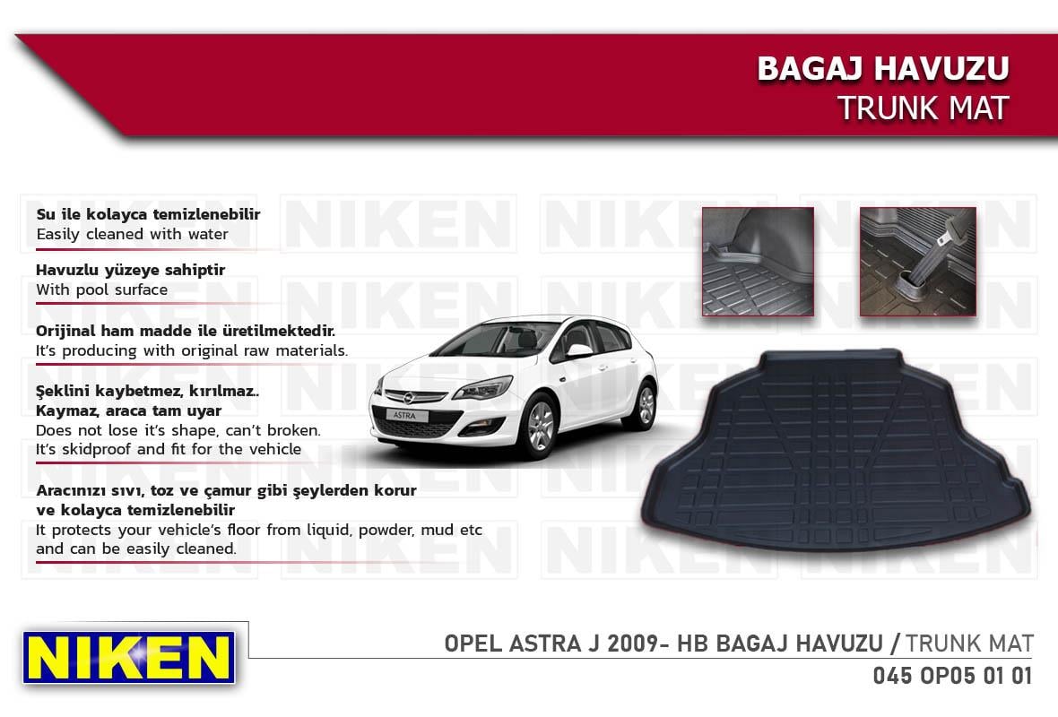 BAGAJ HAVUZU OPEL ASTRA J HB 2009 >