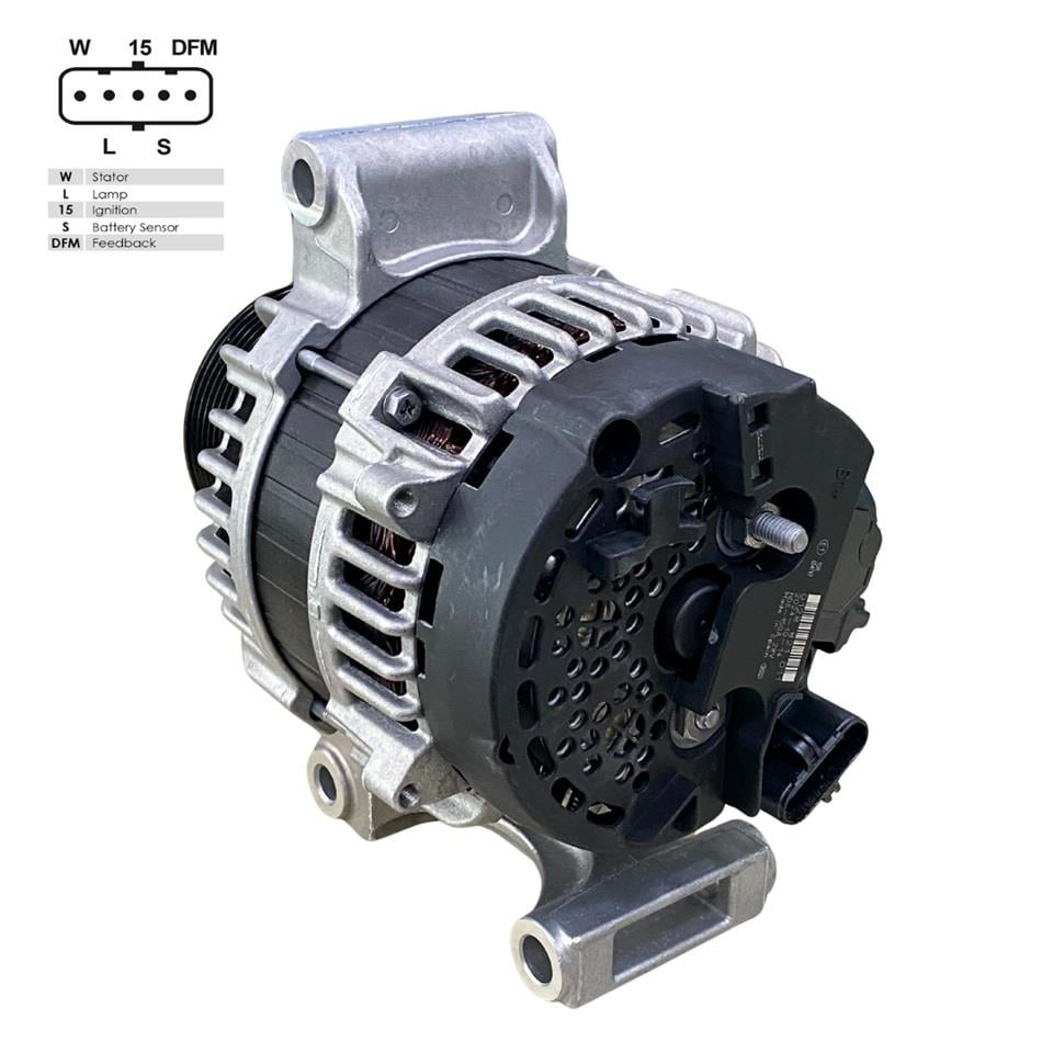 SEG 24V ALTERNATÖR DİNAMO 150 A (5 FİŞ SOKETLİ) (W-L-15-S-DFM) MERCEDES KAMYON-OTOBÜS