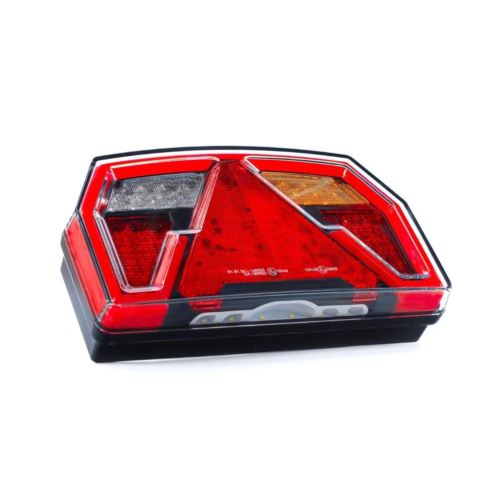 FRISTOM 12V-30V STOP LAMBASI (NEON LEDLİ) (6 FONKSİYONLU) (240*140*58 MM) E9 SAĞ