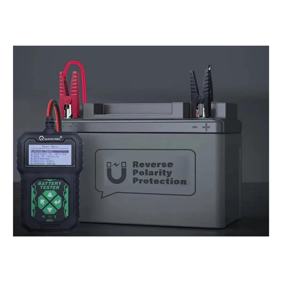 12V AKÜ TEST CİHAZI (DİJİTAL-QR KODLU) (100 EN-2000 EN) (30 AH-220 AH)