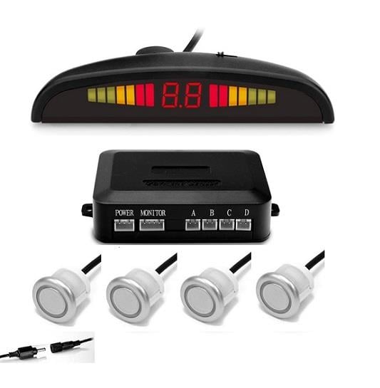PARK SENSÖRÜ SES İKAZLI+OVAL GÖSTERGELİ E3 (18.5 MM) GRİ