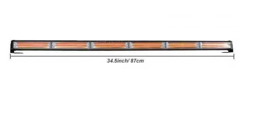 10V-48V ÇAKAR LED LAMBA OFF-ROAD 60W (13 FONKSİYONLU) (SARI-SARI) (90 CM)