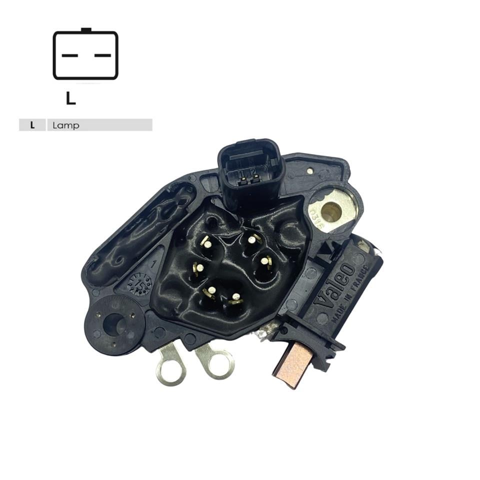 VALEO 12V KÖMÜRLÜ KONJEKTÖR (2 FİŞ SOKETLİ) (L-DUMMY) (2 UÇLU) RENAULT CLIO/KANGOO/MEGANE/TRAFIC