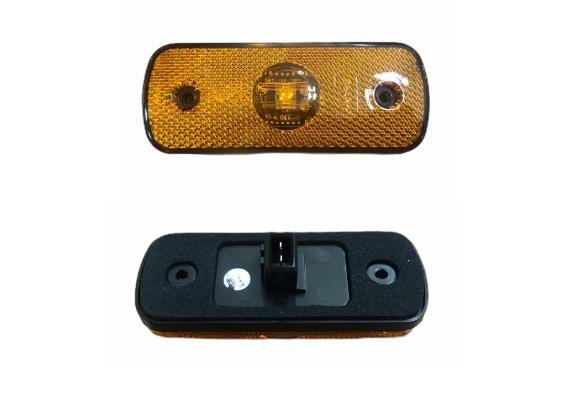 SABA 24V TEK LEDLİ DORSE LAMBA SİDE MARKER SARI (SOKETLİ)
