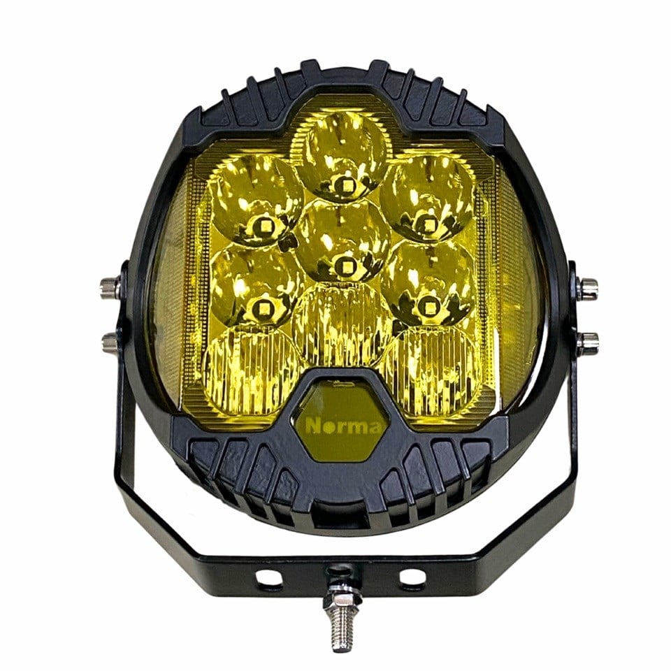 9V-32V LED LAMBA OFF-ROAD (9 LEDLİ) BEYAZ (YUVARLAK) (163*167 MM)