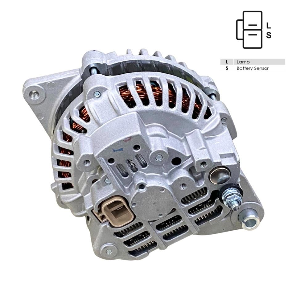 12V ALTERNATÖR DİNAMO 85 A (2 FİŞ) (L-S) HYUNDA EXCEL/SONATA-MITSUBISHI COLT/GALANT/LANCER