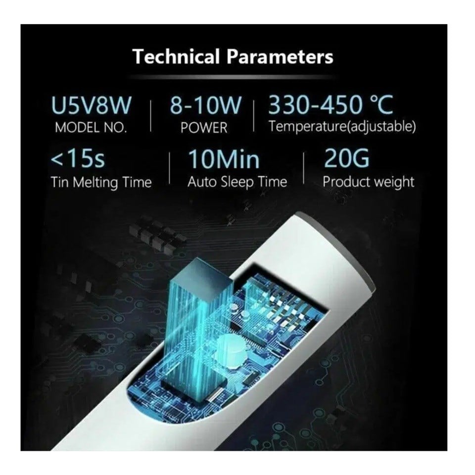12V LEHİM HAVYASI (KALEM TİP) ŞARJLI (KABLOSUZ) 8W 