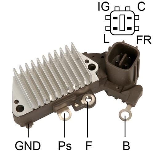 12V ALTERNATÖR KONJEKTÖRÜ NIPPON DENSO TİPİ (4 FİŞ DİK SOKETLİ) (IG-C-FR-L) HONDA-JAGUAR-TOYOTA