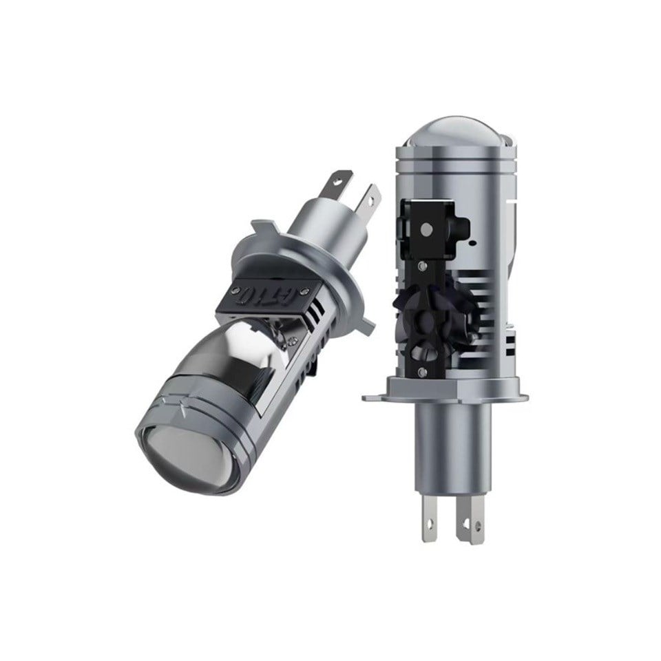JOYECAR 12V H4 CSP LED XENON FAR AMPUL SETİ 120W 6000K 22000 LÜMEN MERCEKLİ