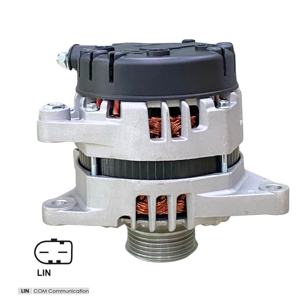 12V ALTERNATÖR DİNAMO 120 A (TEK FİŞ) (LIN) HYUNDAI ELANTRA IV/I20/I40-KIA CARENS IV/RIO/STONIC 