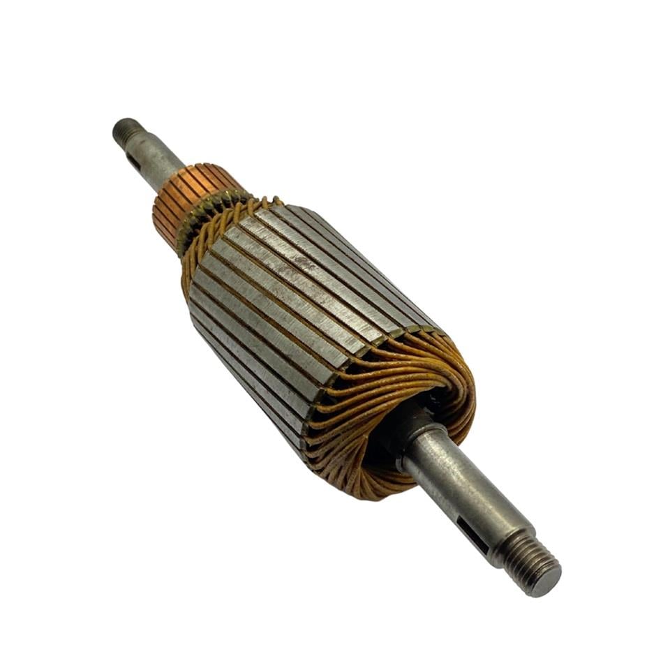 6V-12V DÜZ DİNAMO ŞARJ KOLLEKTÖRÜ (ROTOR) (ÇAP:56 BOY:246 MM) EM
