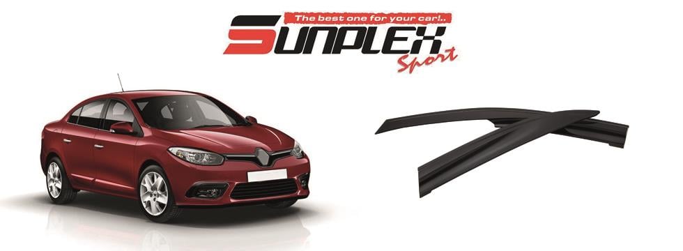 SUNPLEX CAM RÜZGARLIĞI MUGEN RENAULT FLUENCE 2009 > (4 AD)