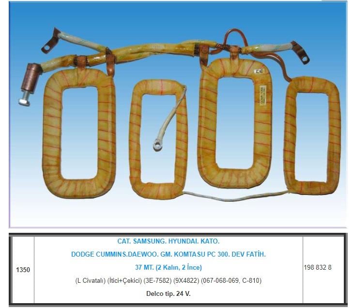 24V MARŞ YASTIĞI DELCO TİPİ 37MT CATERPILLAR