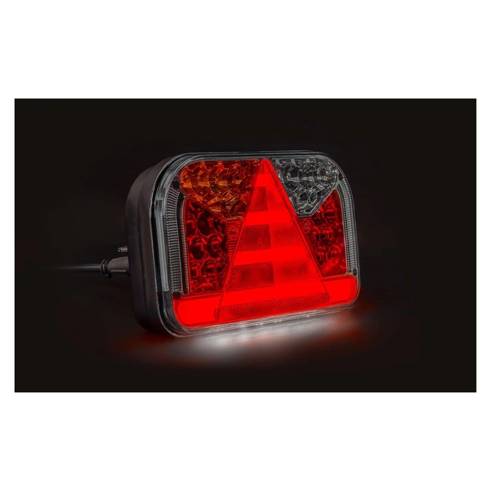 FRISTOM 10V-30V STOP LAMBASI (NEON LEDLİ) (7 FONKSİYONLU) (241*140*44 MM) E9