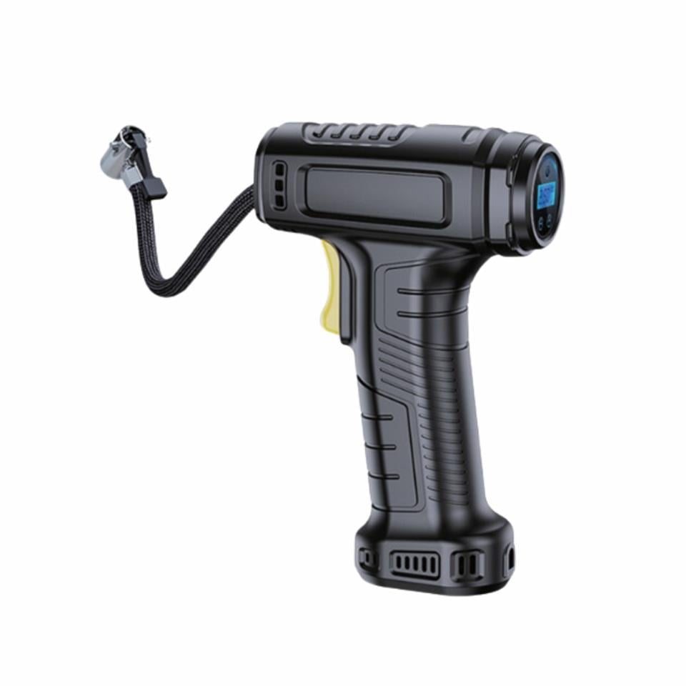 12V LASTİK ŞİŞİRME HAVA KOMPRESÖRÜ IŞIKLI 60W (120 psi) (DİJİTAL) (ŞARJLI)