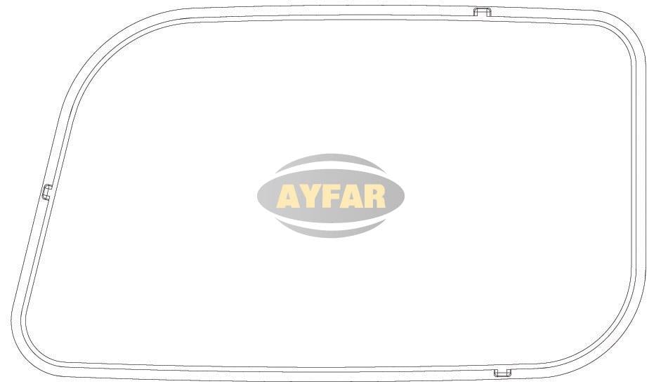 AYFAR FAR CAMI MERCEDES ACTROS MP II 2004-2008 SAĞ 