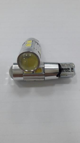 12V DİPSİZ T10 (8 LEDLİ) BEYAZ 6000K (MERCEKLİ) (2 AD)