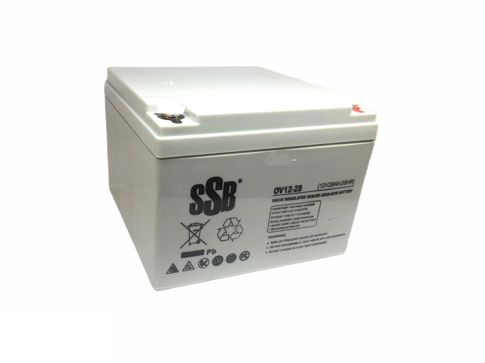 SSB 12V 28 AH ENGELLİ ARAÇ AKÜSÜ JEL (163*175*120) (YATAY)