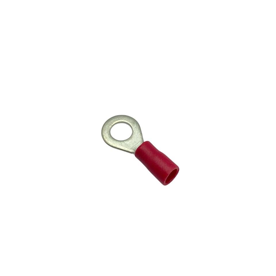 KU-4 KABLO UCU İZOLELİ (KIRMIZI) (DELİK ÇAPI:5 MM)