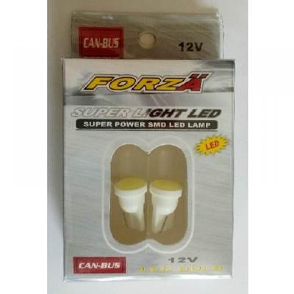 12V DİPSİZ AMPUL SERAMİK T10 LEDLİ BEYAZ 6500K  (2 AD)