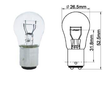 12V 1176 AMPUL 21/5W
