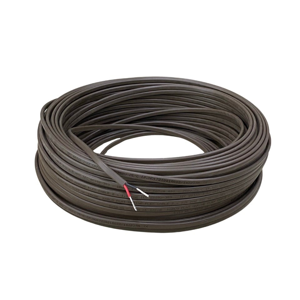 2 X 1.5 MM TTR KABLO (YASSI) (KAHVERENGİ MARİN) (1 MT)