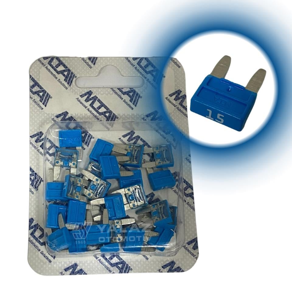 MTA MİNİ BIÇAK SİGORTA 15 A (25 ADET) (11*16 MM)