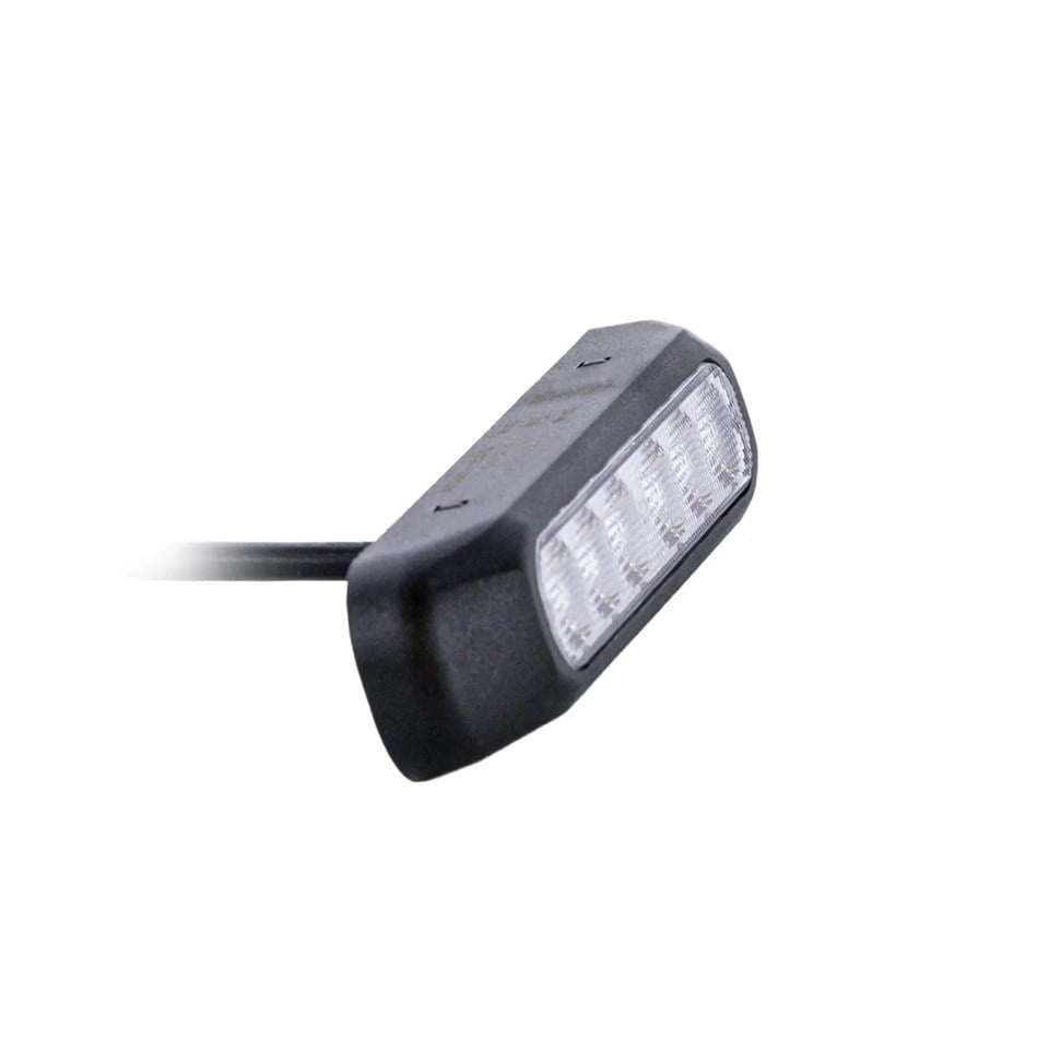 FRISTOM 12V-24V POZİSYON LAMBASI 6 LEDLİ (FONKSİYONLU) (BEYAZ) (132*28 MM) E9