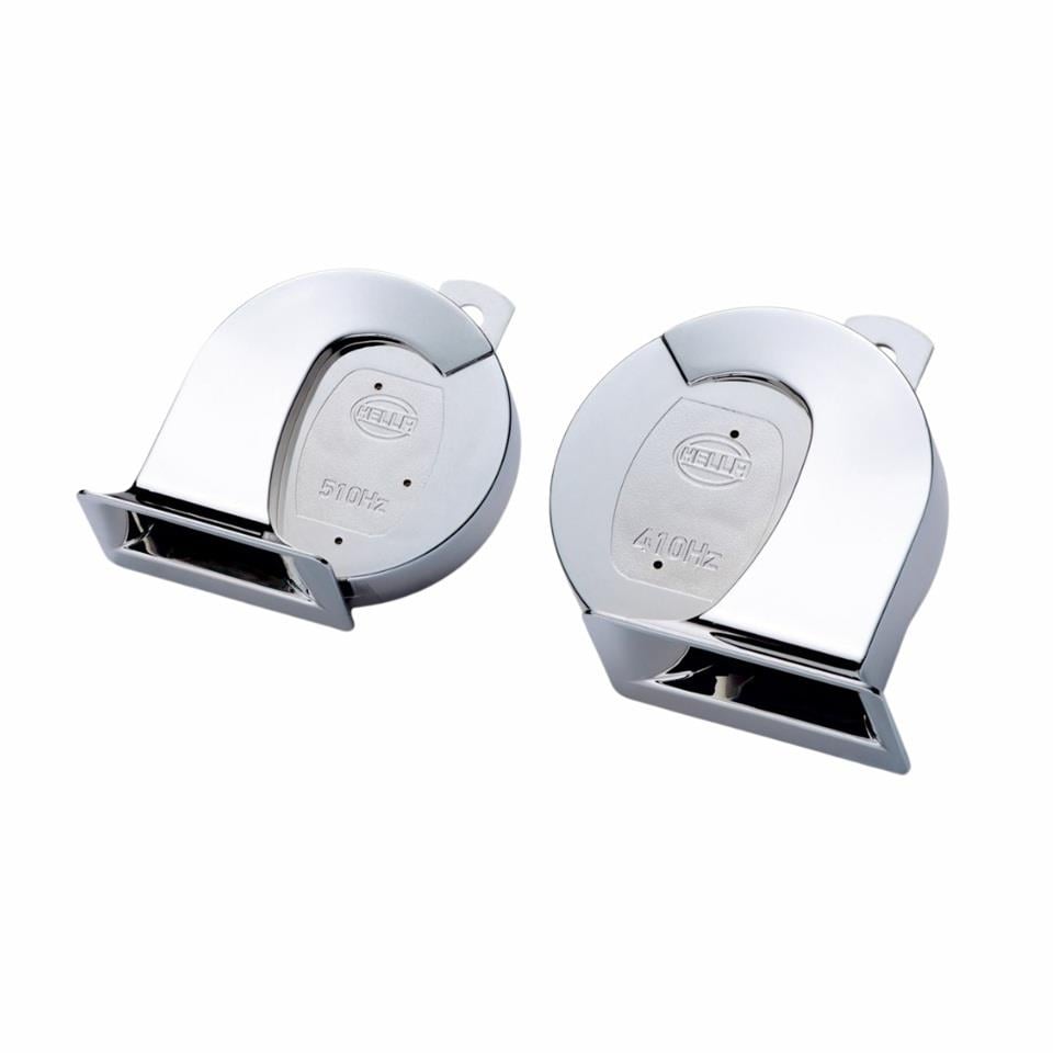 HELLA 12V DADAT KORNA 60W 112 dB 410/510 HZ (2 FİŞLİ) (KROM KAPLAMA) TAKIM TE30