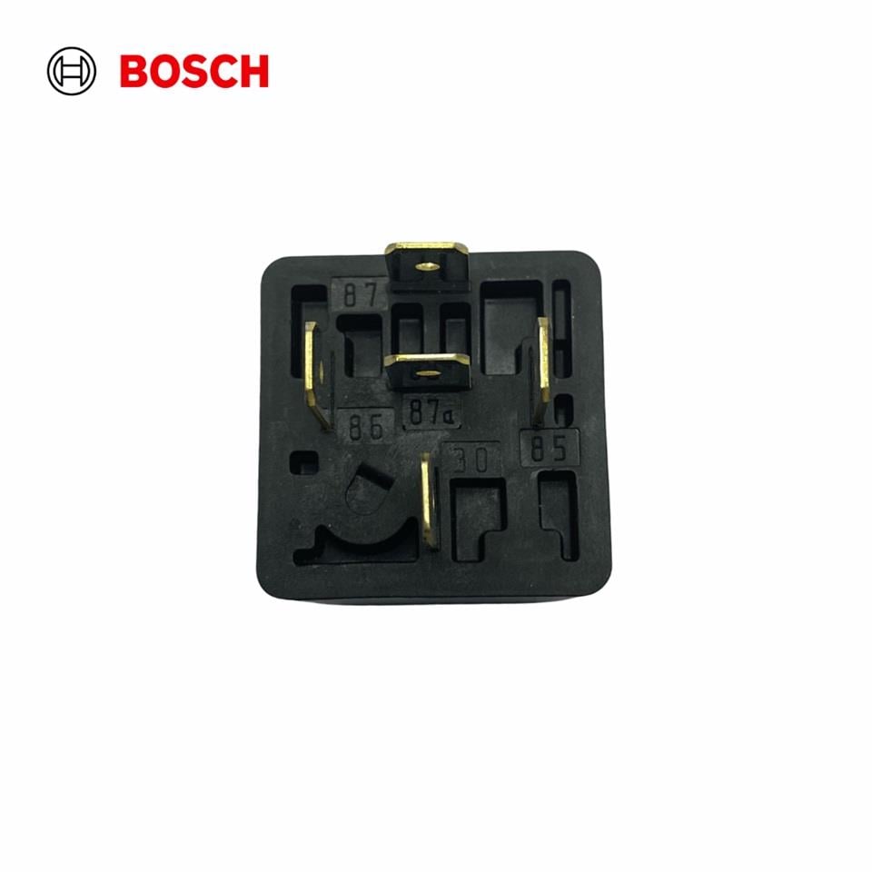 BOSCH 12V RÖLE 5 UÇLU 20/30A (ÇİFT PLATİN) (87a) (DİYOTLU)