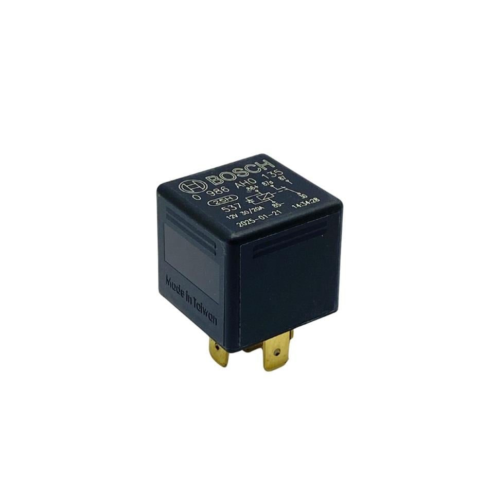 BOSCH 12V RÖLE 5 UÇLU 20/30A (ÇİFT PLATİN) (87a) (DİYOTLU) 