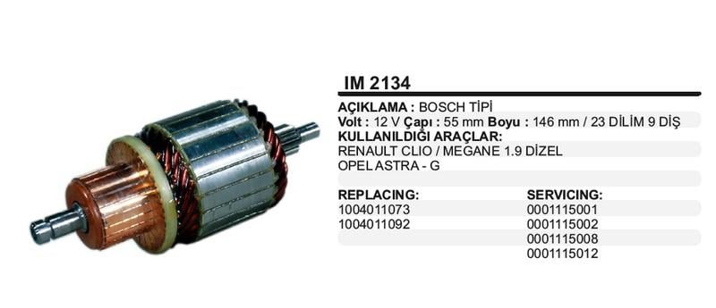 12V MARŞ KOLLEKTÖRÜ BOSCH TİPİ 9 DİŞ TRANSIT V347-MERCEDES SPRINTER-OPEL ASTRA-RENAULT CLIO/MEGANE
