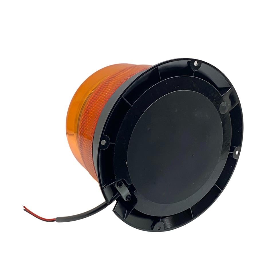 WOLFRAM 12V-24V ÇAKAR TEPE LAMBA 48 LEDLİ 10 FONKSİYONLU MIKNATISLI BUTONLU SARI E9
