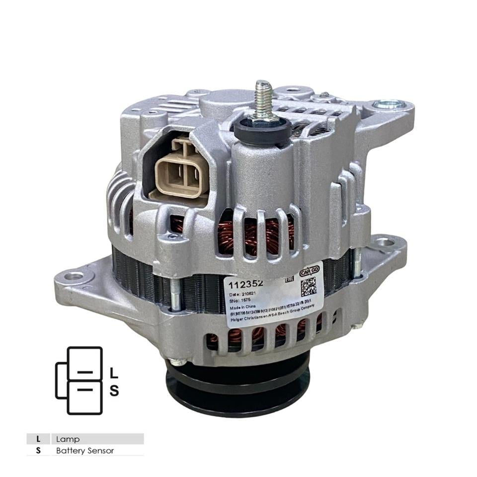 12V ALTERNATÖR DİNAMO MITSUBISHI TİPİ 80 A FORD RANGER-MAZDA 626/B2500