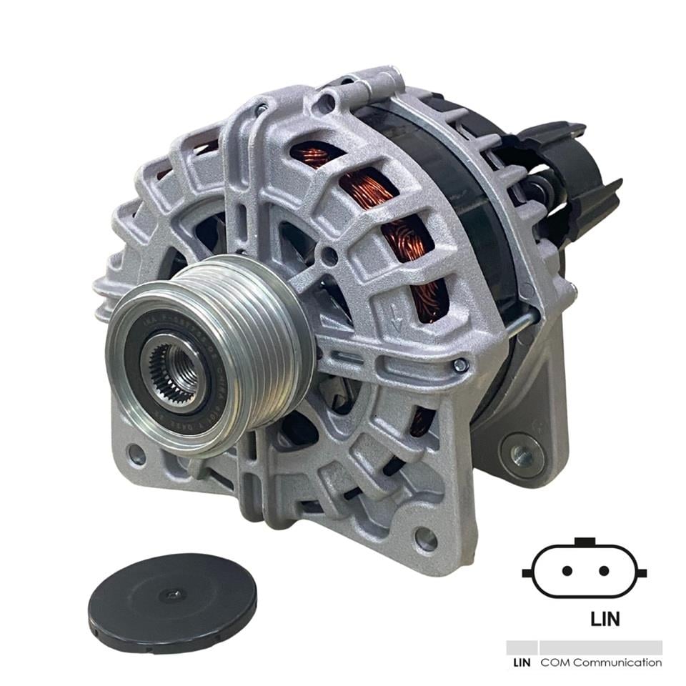 12V ALTERNATÖR DİNAMO 180 A (LIN) DACIA DOKKER/DUSTER/LOGAN-RENAULT CAPTUR/CLIO/KADJAR/MEGANE
